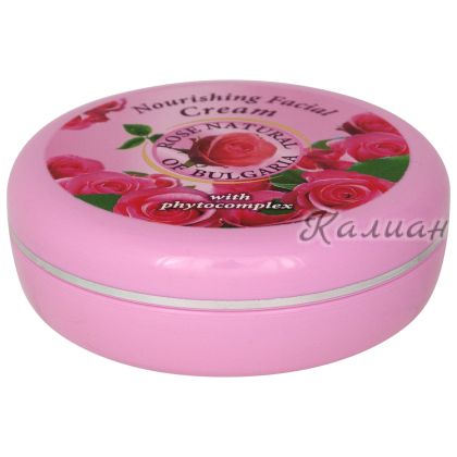 Подхранващ крем за лице Rose Natural с фитокомплекс