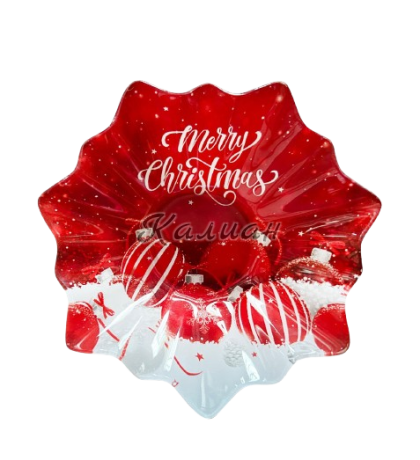 Christmas glass bowl – Christmas оrnaments