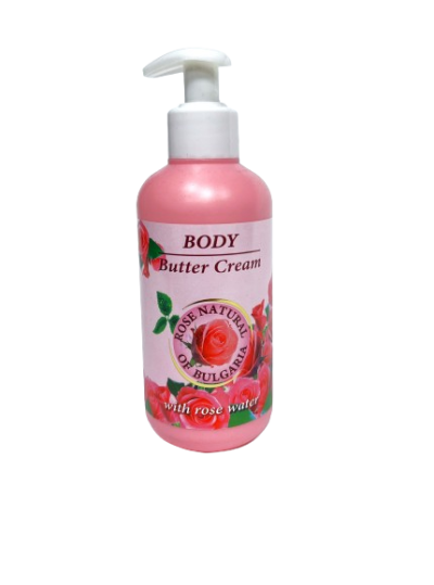 Боди бутер крем Rose Natural с натурална Розова вода