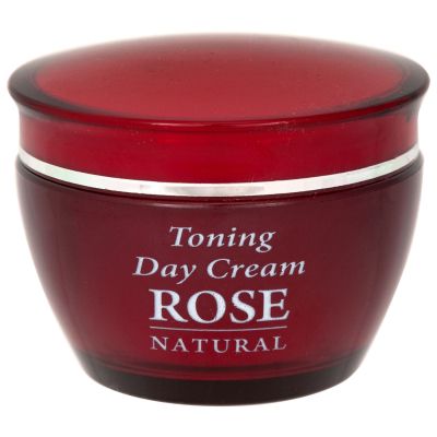 Тонизиращ дневен крем Rose Natural с розово масло, фитоекстракти и D-пантенол